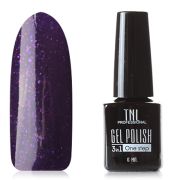 Гель-лак «3 в 1» №32, Черничный с блестками